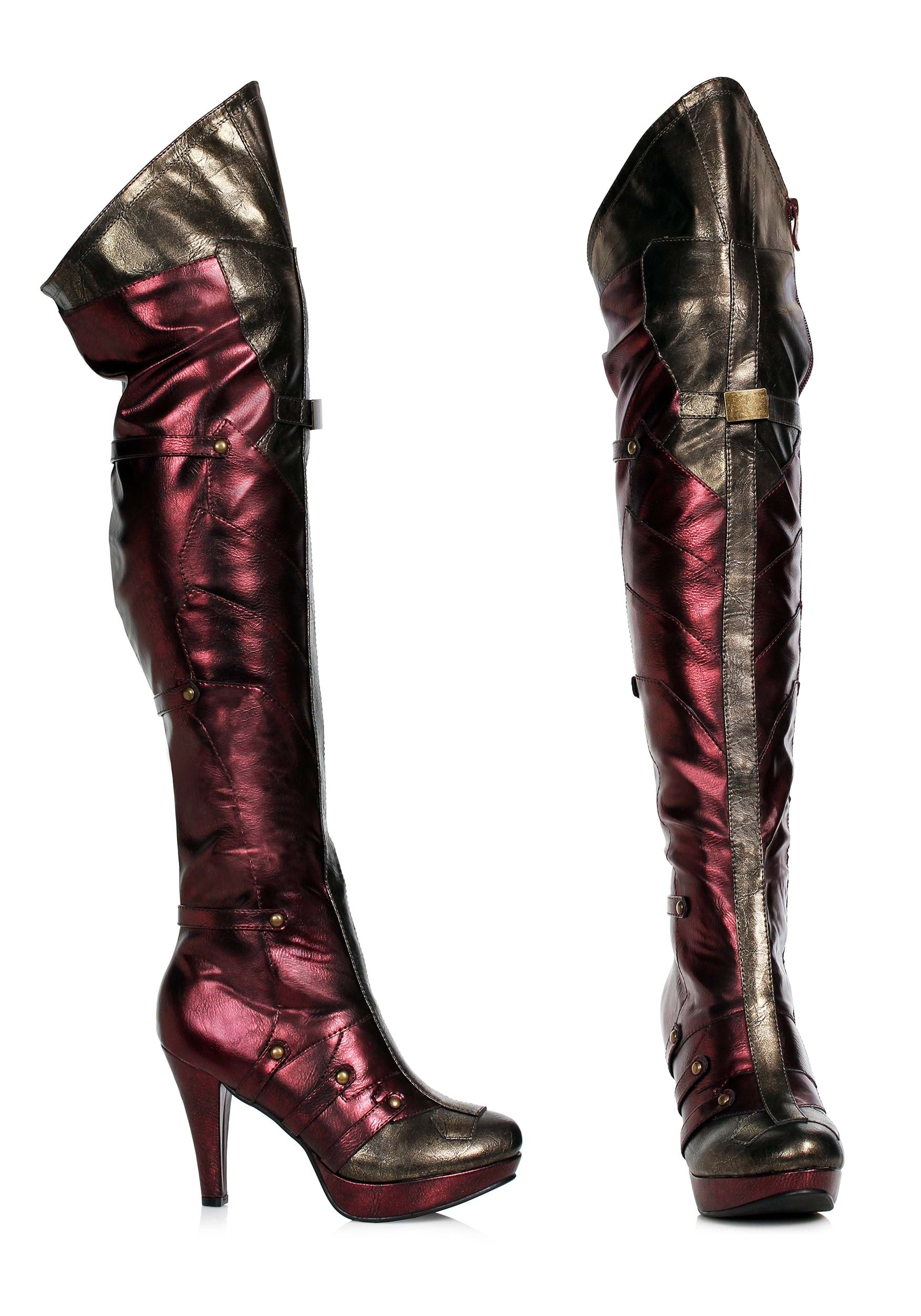 Womens Wonder Hero Costume Boots
