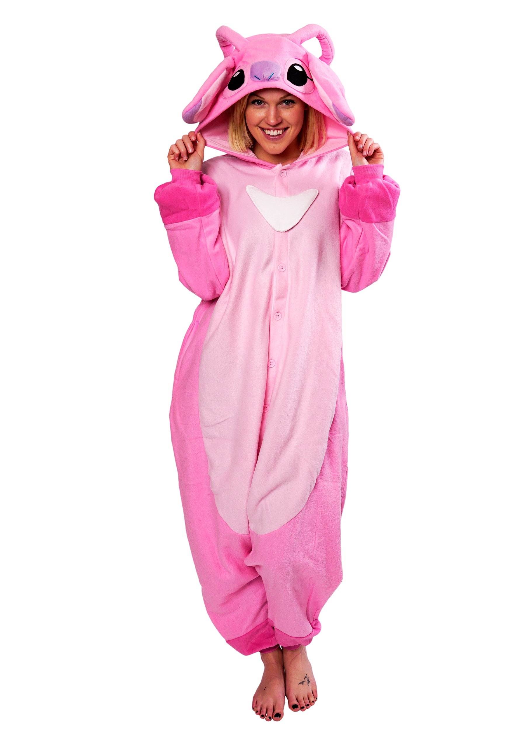 Apuesta Pickering Ligeramente Lilo and Stitch Angel Kigurumi for Adults