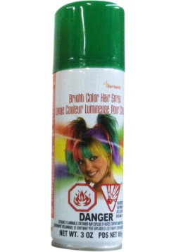 Green Aerosol Hair Spray