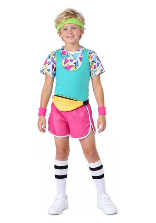 Boys Work It Out 80s Costume New Main