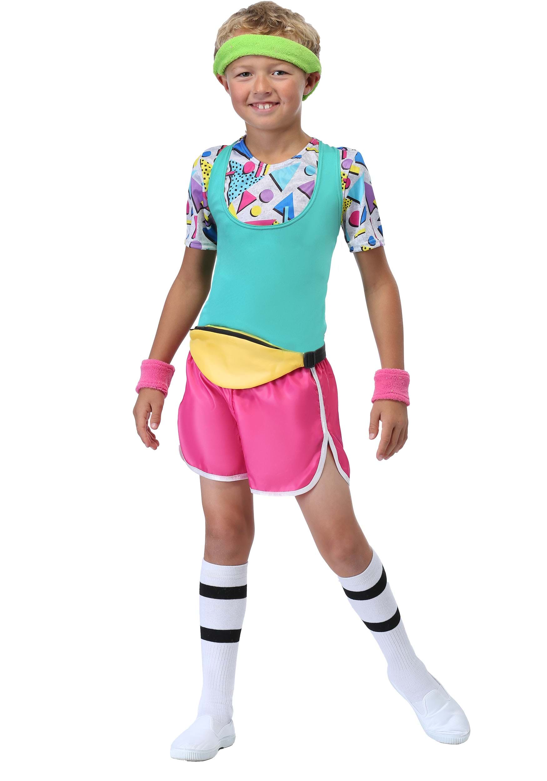 Work It Out 80s Boys Costume