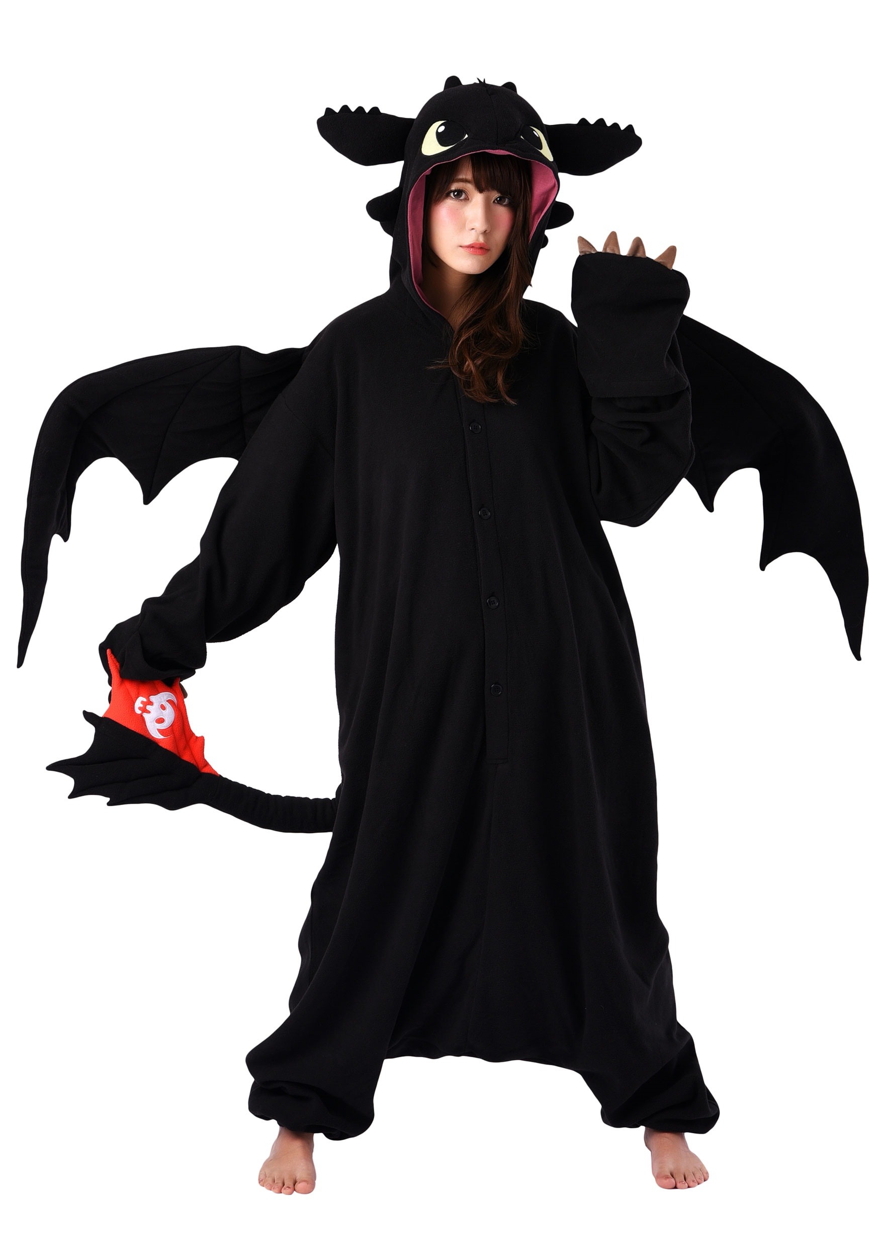 How to Train Your Dragon Toothless Kigurumi for Adults