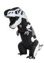 Adult Inflatable Skeleton T Rex Costume