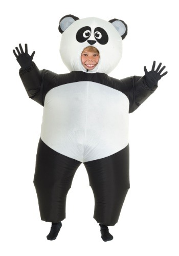 Inflatable Child Funny Panda Costume