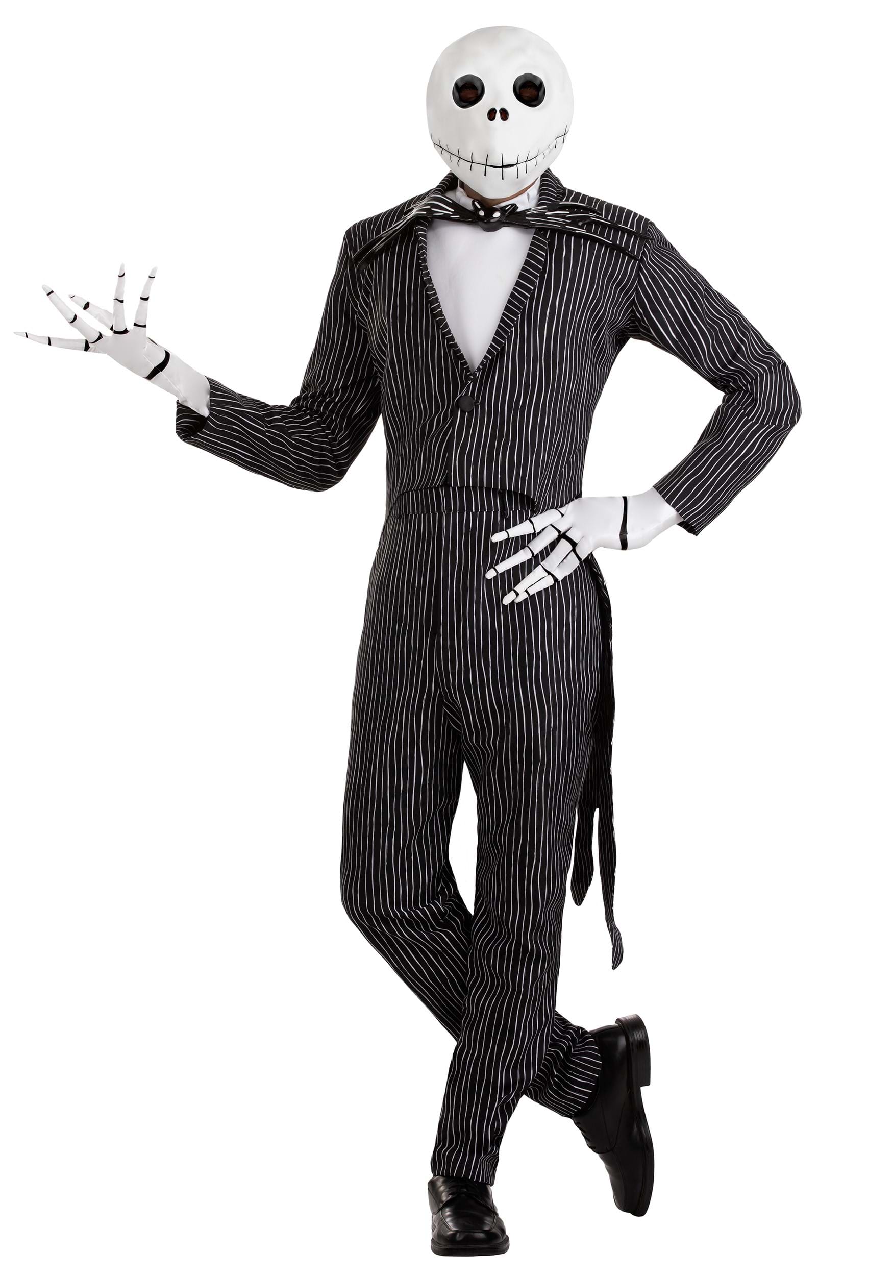The Nightmare Before Christmas Cosplay Jack Skellington Costume Suit Halloween 