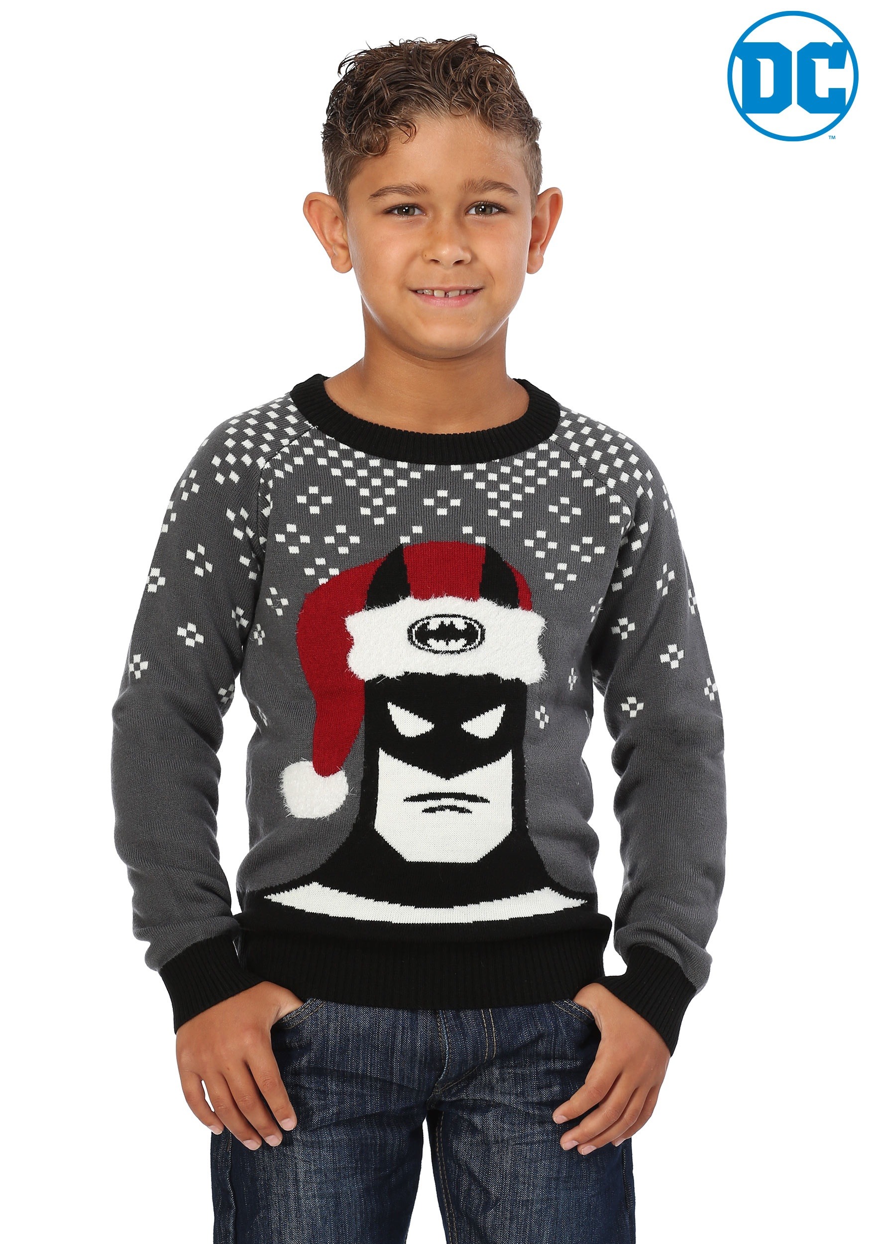 Sonic The Hedgehog Boys/Girls Knitted Christmas Sweater, Boy's, Size: 7-8 Years