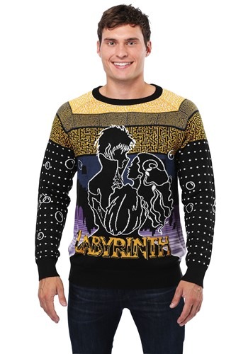 Labyrinth Movie Logo Ugly Christmas Sweater
