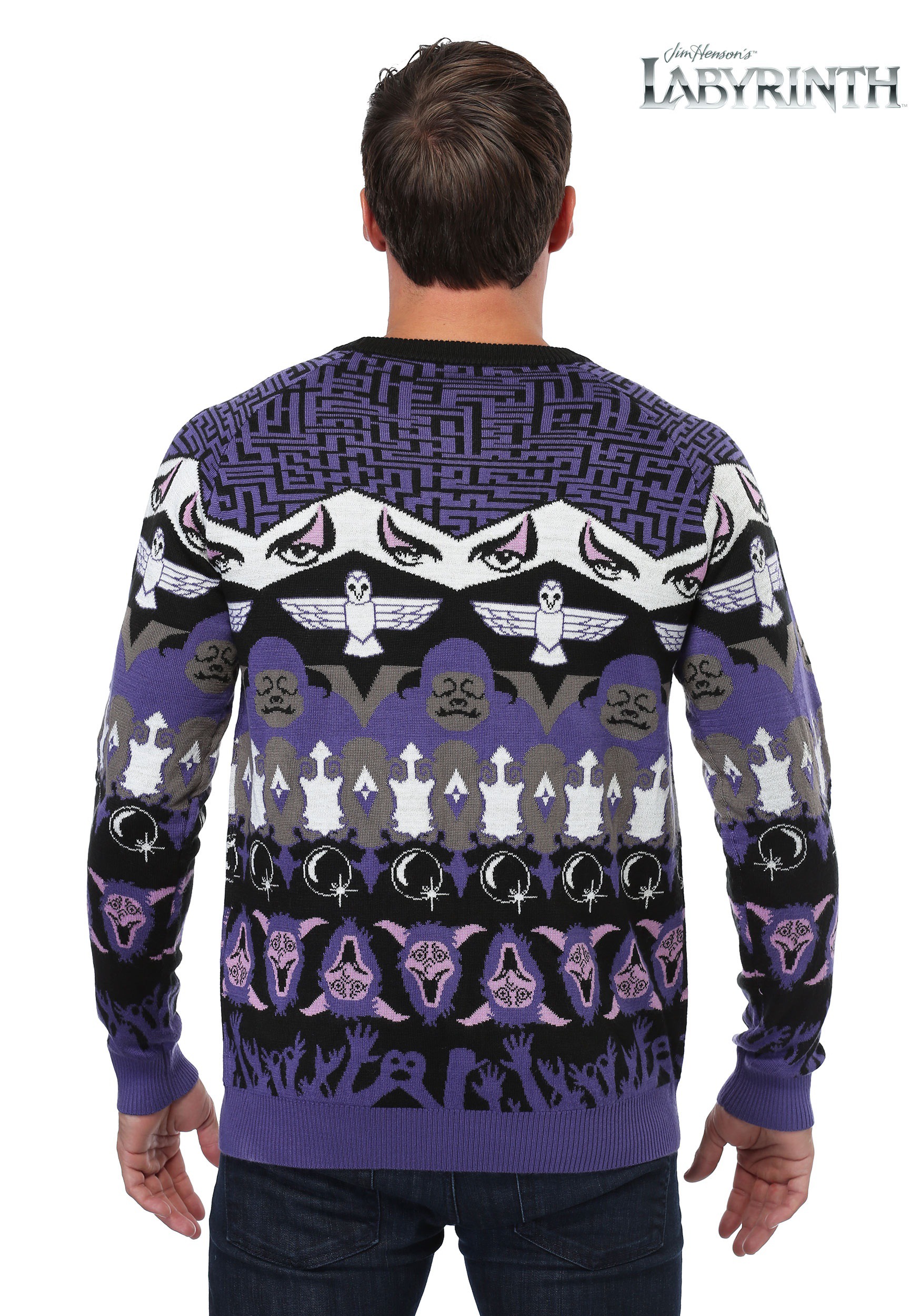 purple ugly christmas sweater