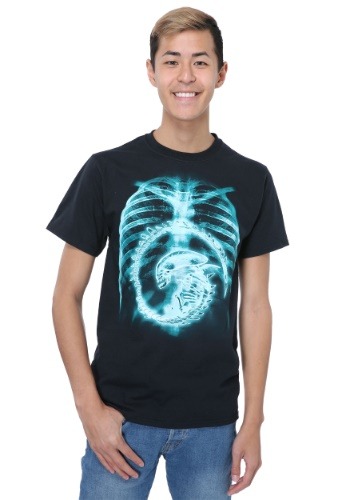 Alien Chest X-Ray Mens T-Shirt