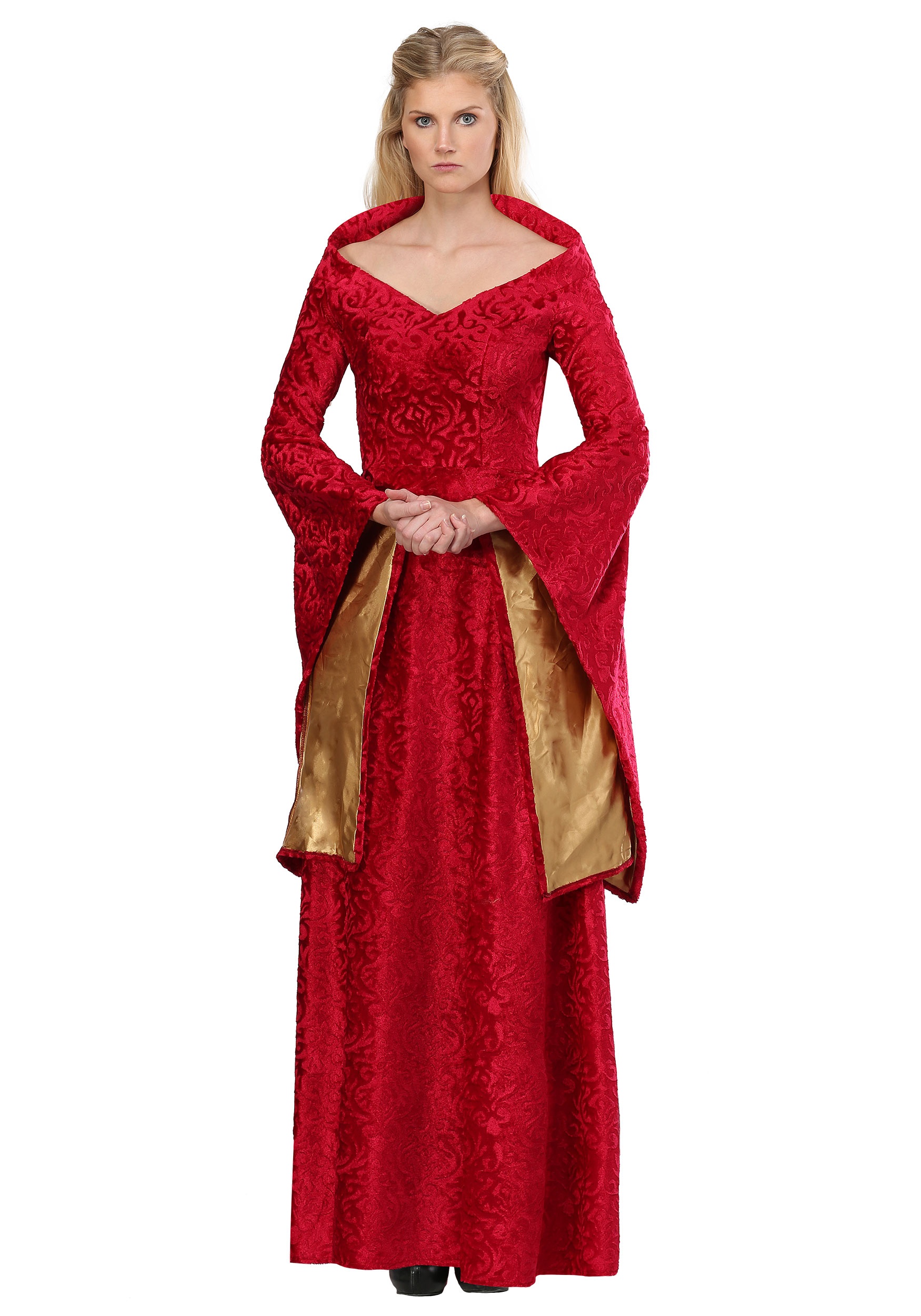 Photos - Fancy Dress Lion FUN Costumes  Queen Costume for Women Red/Orange FUN6354AD 