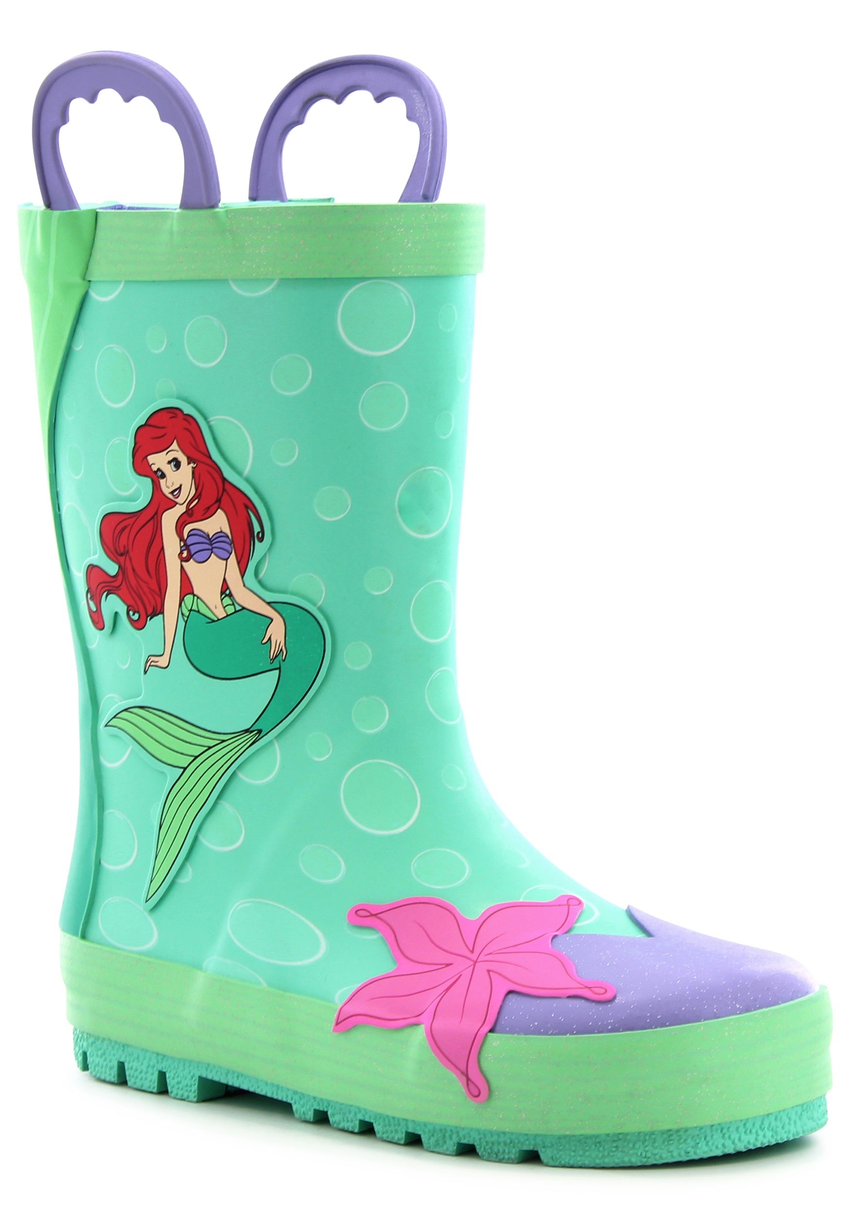 Little Mermaid Ariel Rain Boots