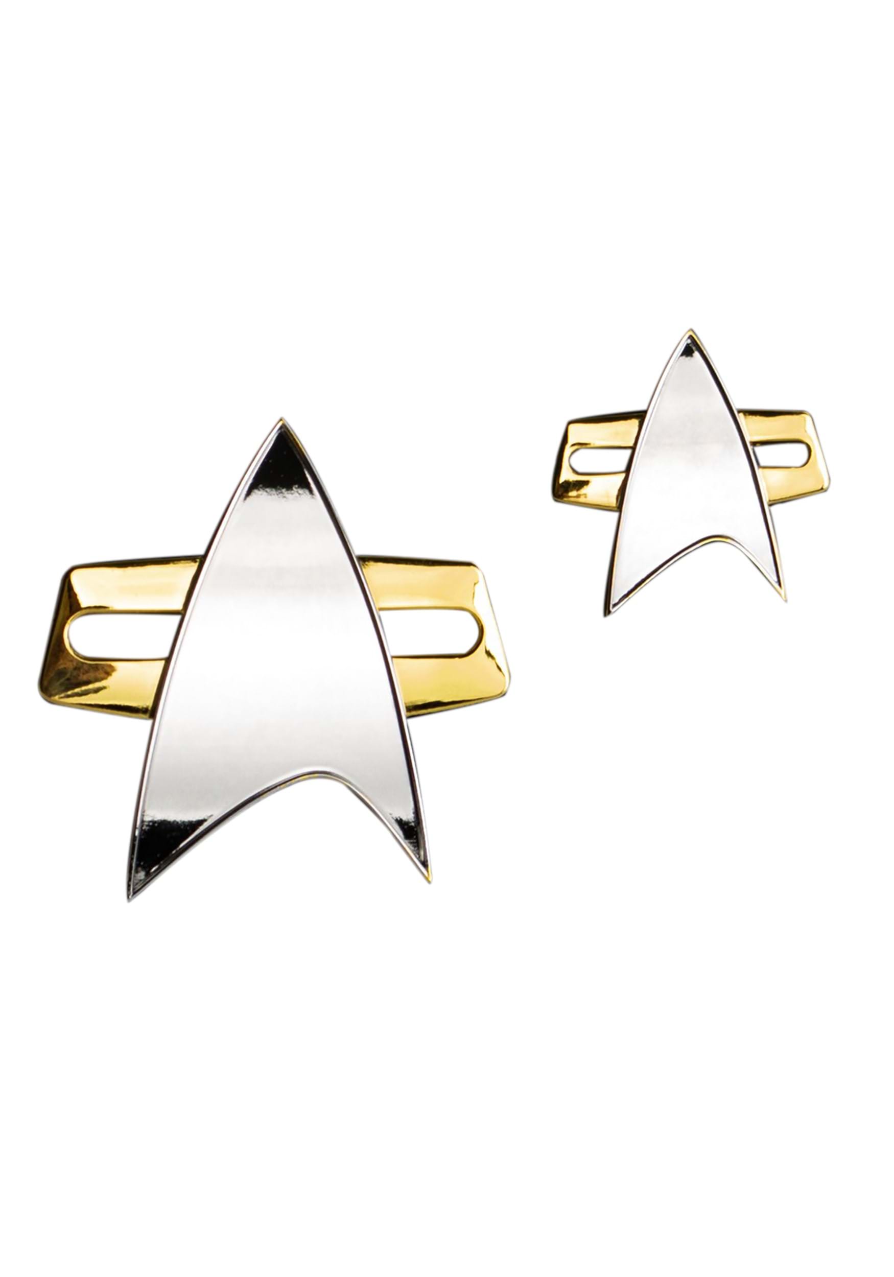 Voyager Magnetic Communicator Badge Star Trek