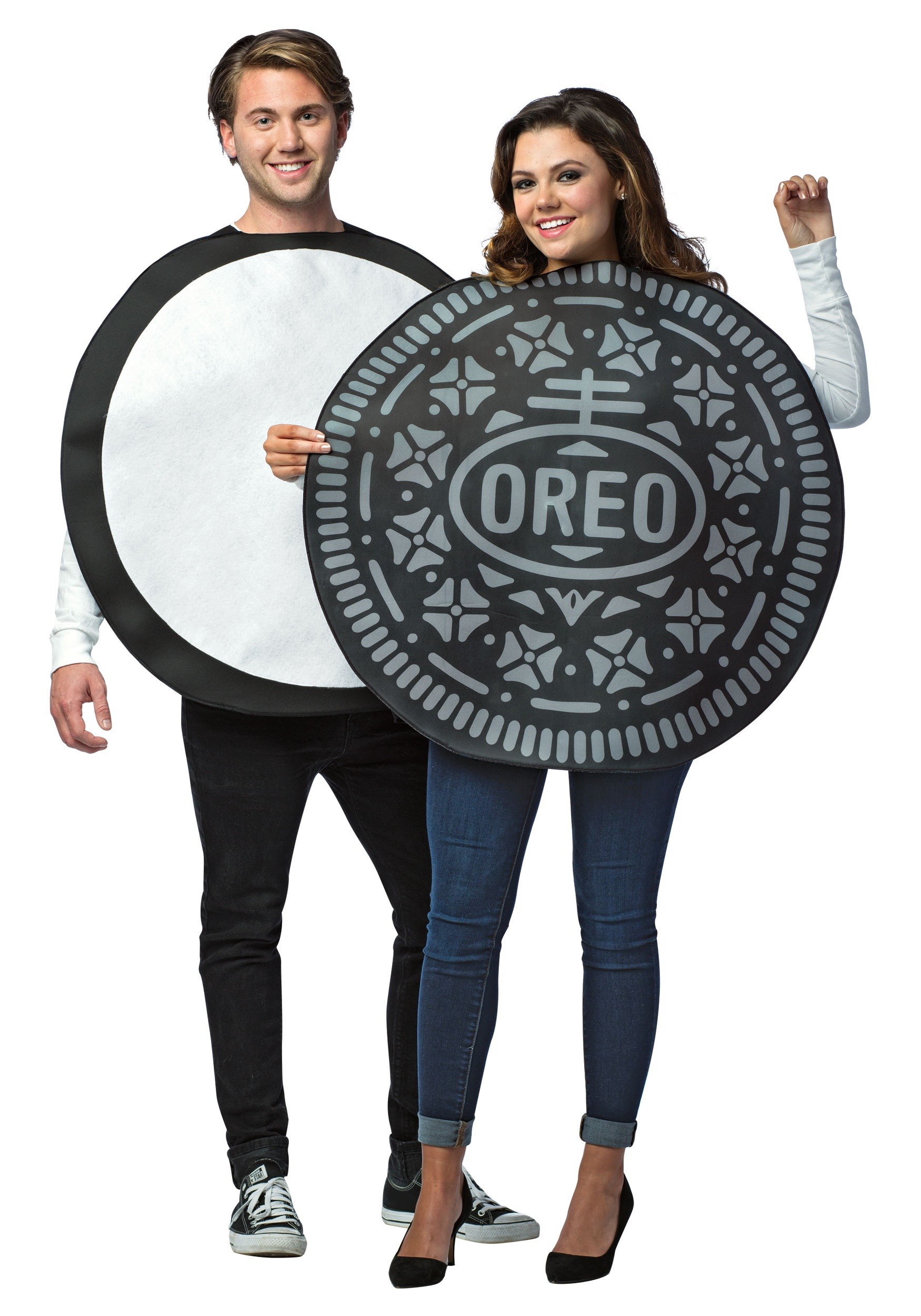 Adult Oreo Cookie Costume for Couples