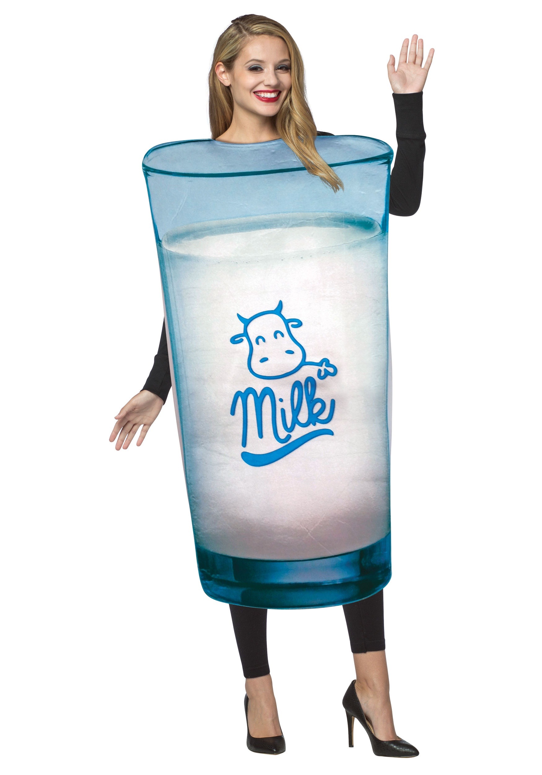 Glass Of Milk Adult Costume