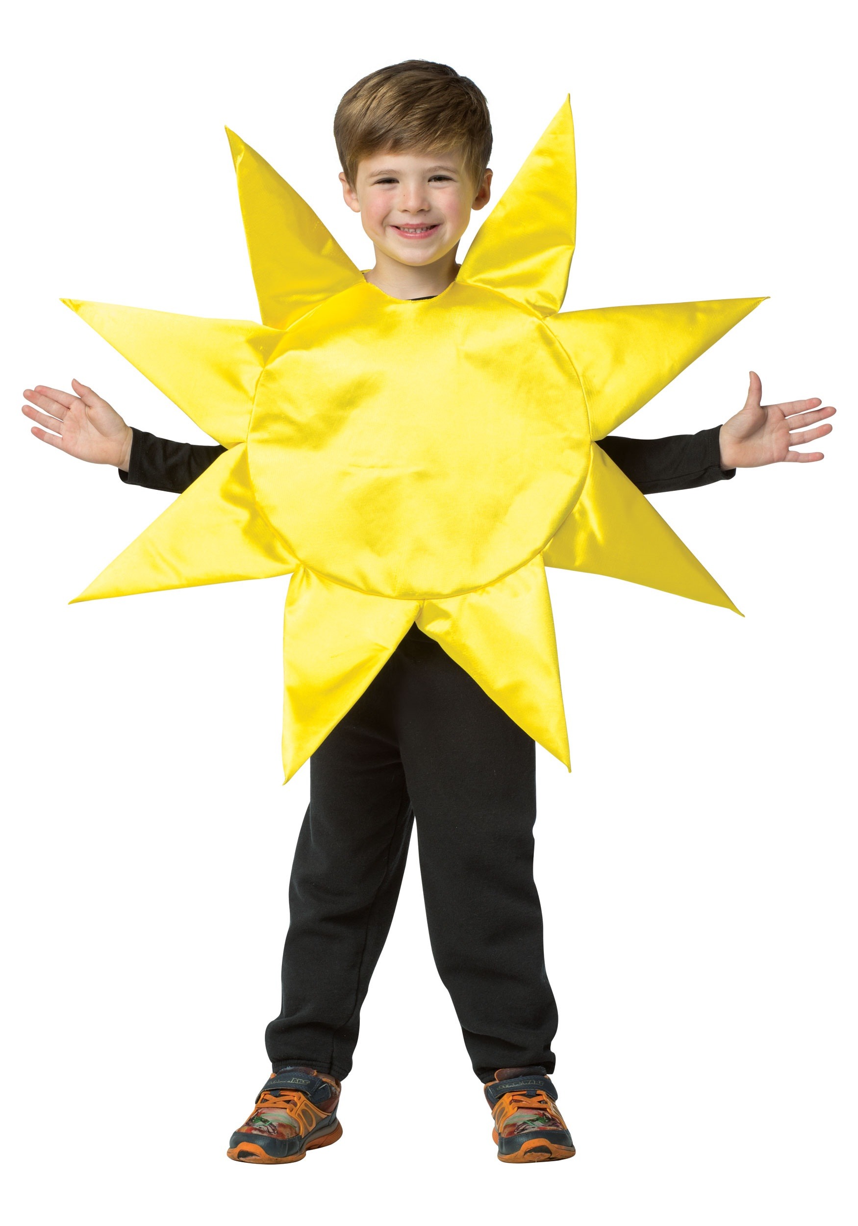 Yellow Sun Kids Costume