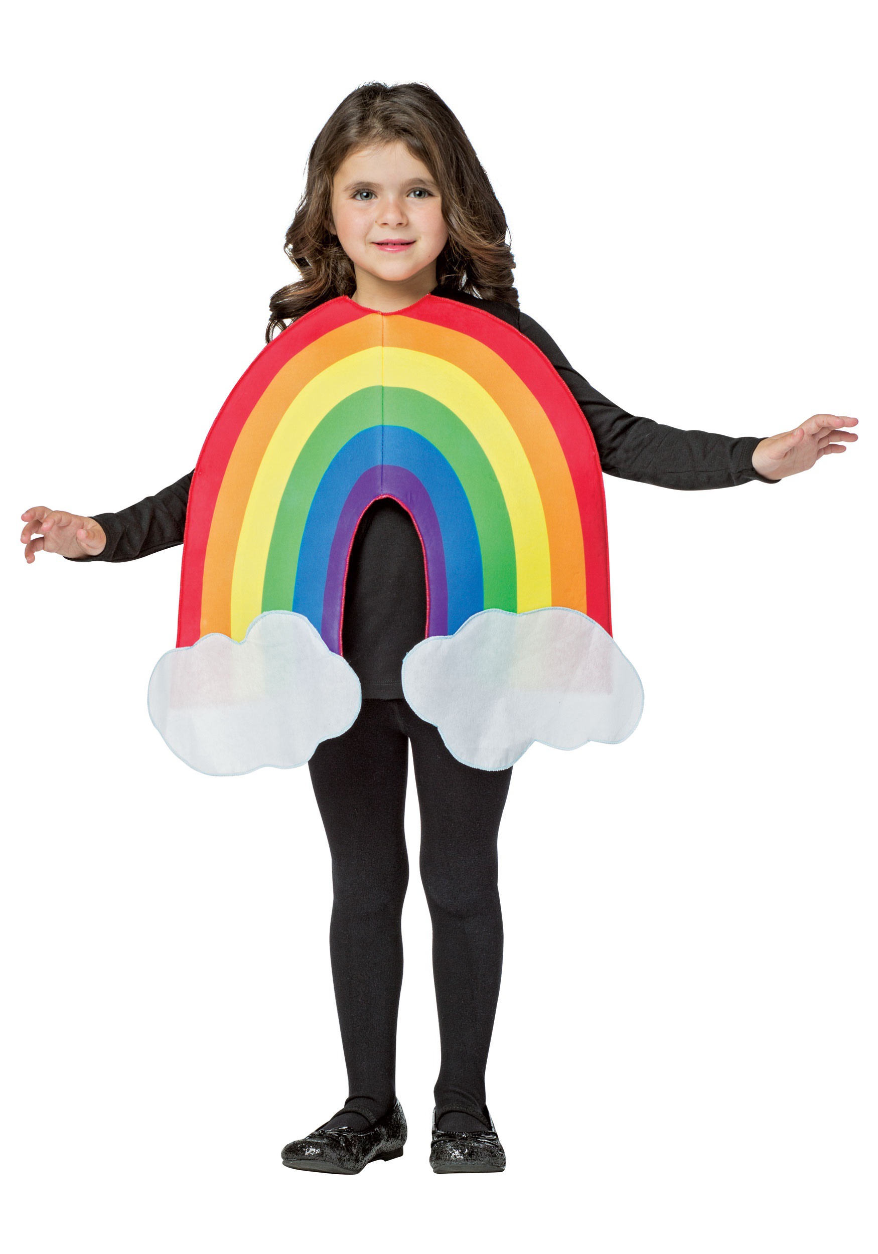 Girls Rainbow Halloween Costume Dress 2T 3T 4T 3 4 Toddler Queen Crown  Cloud NEW | eBay