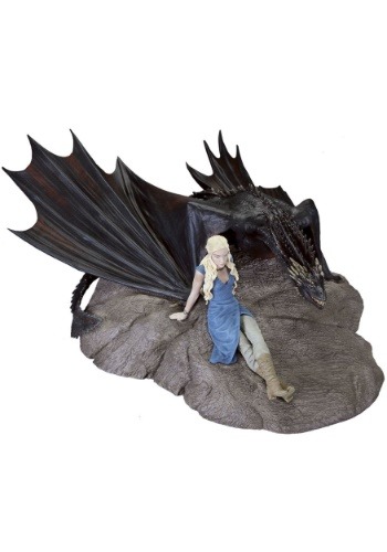 Game Of Thrones Daenerys And Drogon Statuette