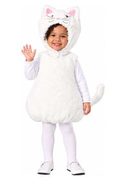 Bubble Body Toddler White Kitty Costume