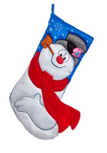 Frosty The Snowman Printed Applique Stocking