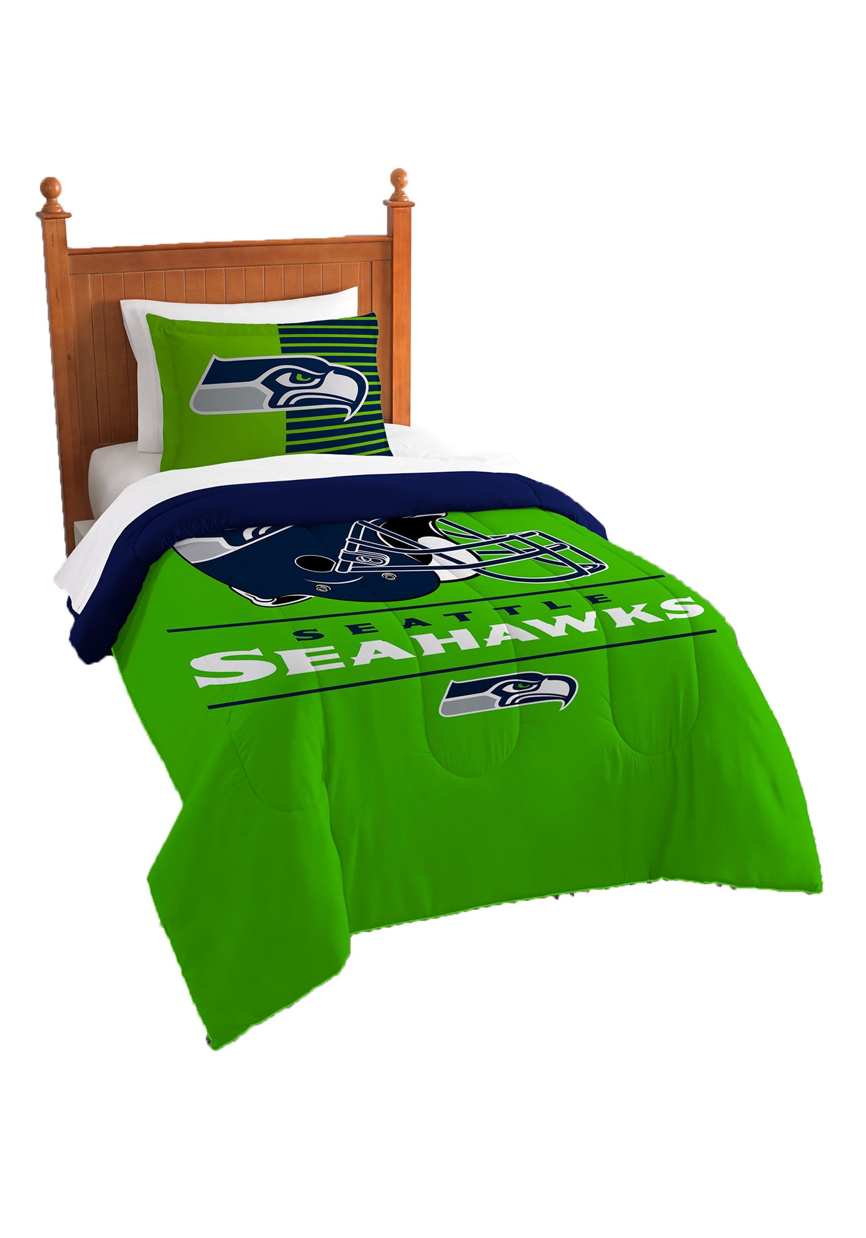 Seattle Seahawks Twin Comforter Set, Seahawks Duvet Cover