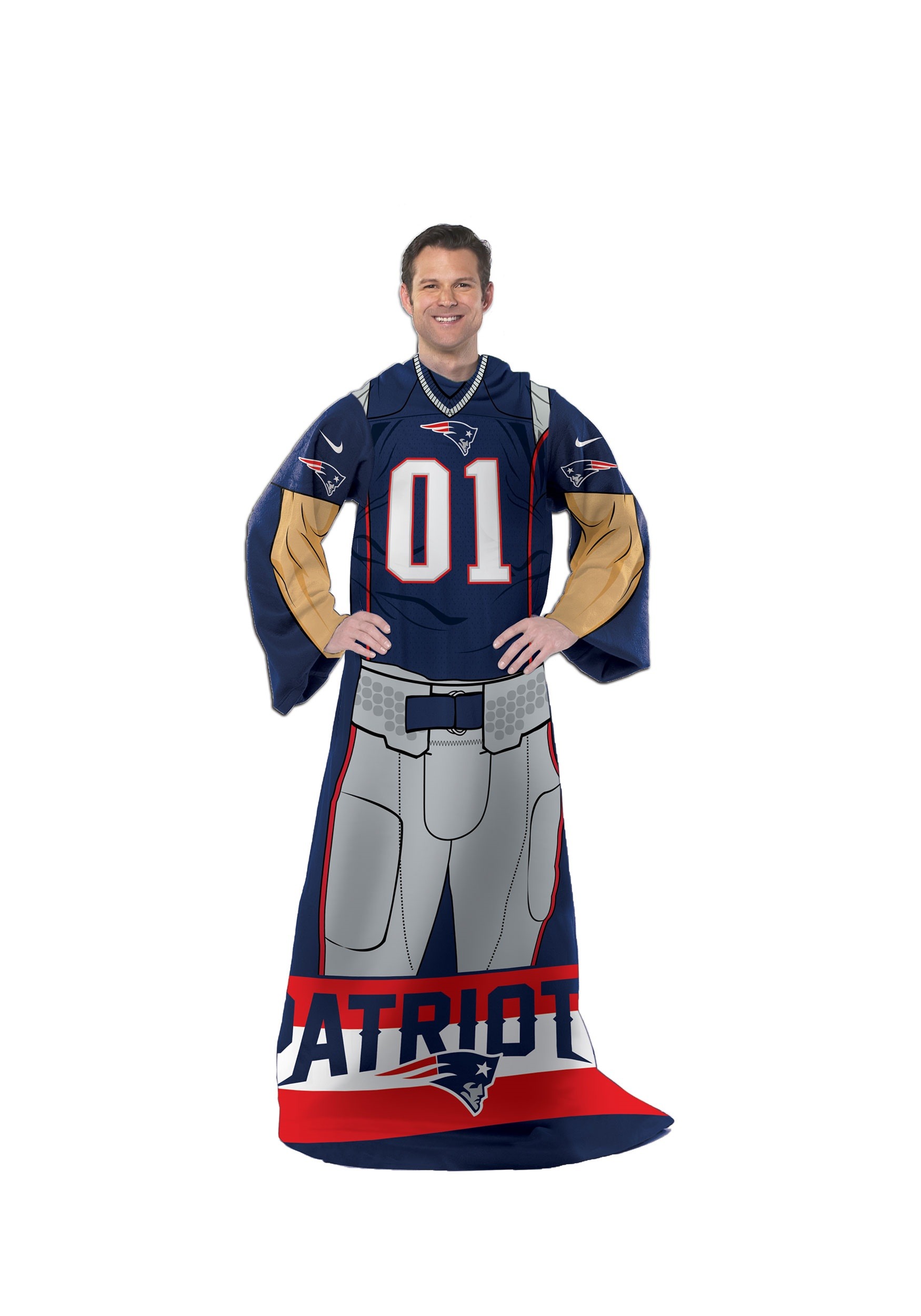 New England Patriots Uniform Comfy Throw