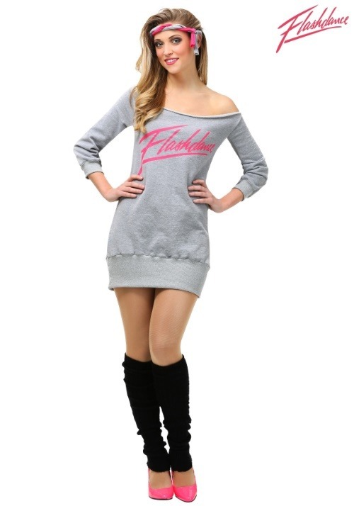 Women's Flashdance Plus Size Costume