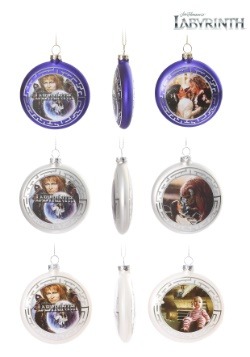Labyrinth Christmas Disk Ornaments 3-Pack