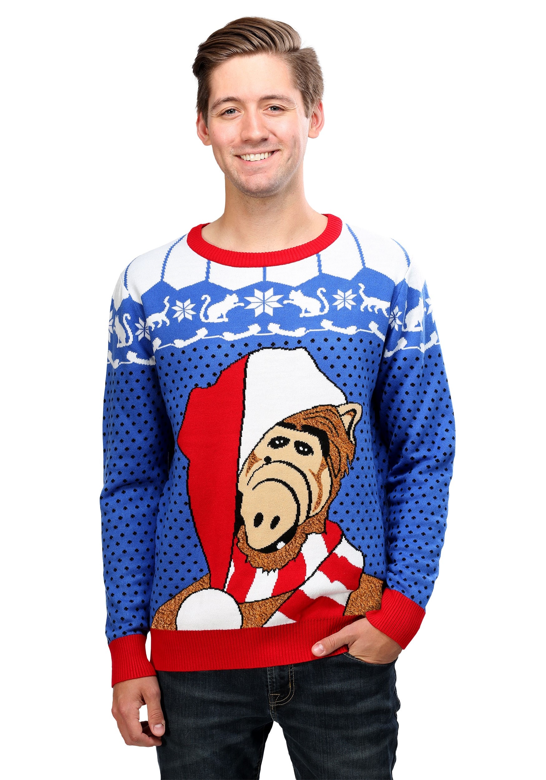 Adult Alf Ugly Christmas Sweater