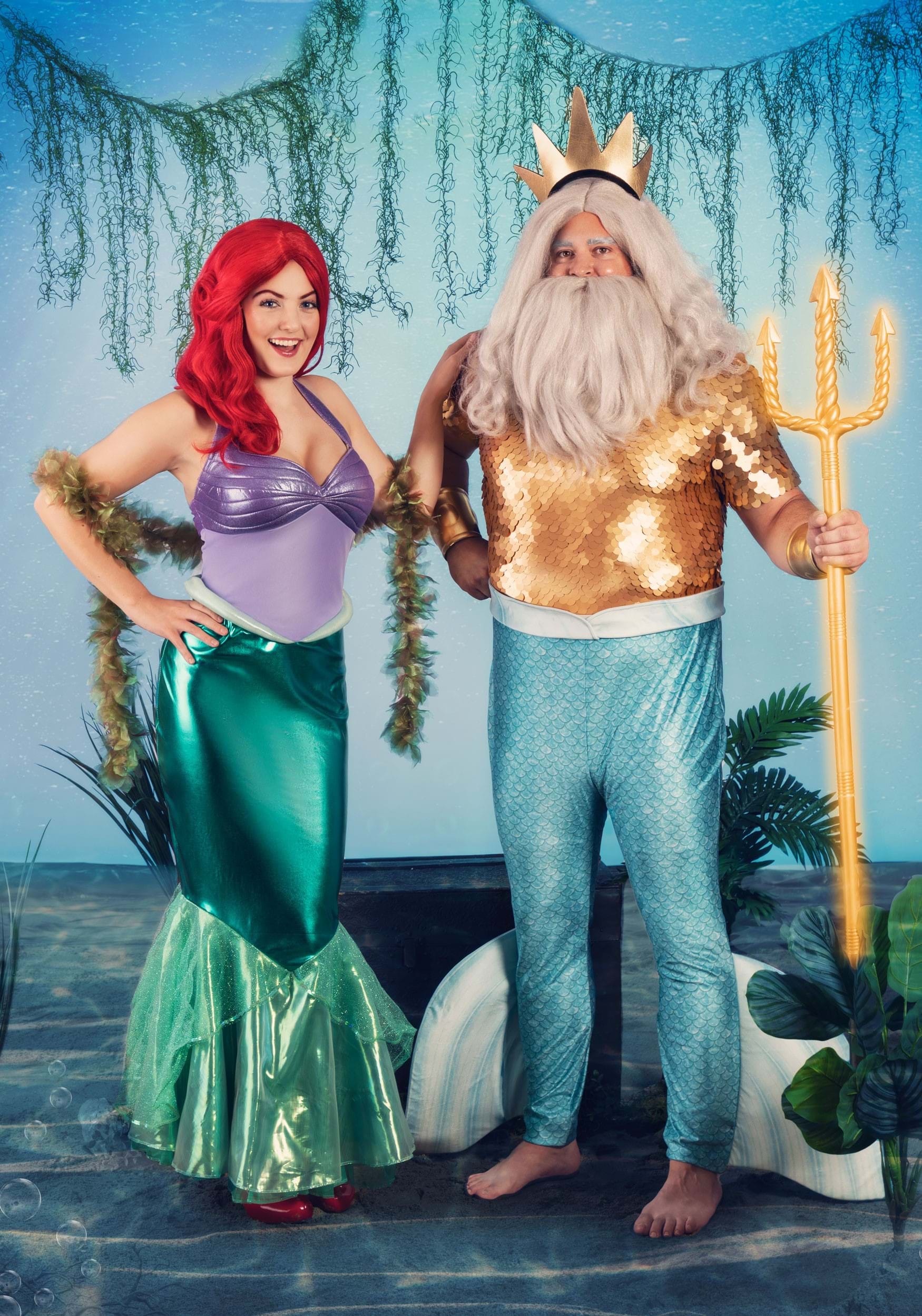 Mermaid Seashell Bra Ariel Under The Sea Top' Men's Premium Tank Top