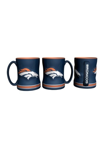 14oz Denver Broncos Sculpted Relief Mug
