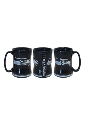 14oz Seattle Seahawks Sculpted Relief Mug