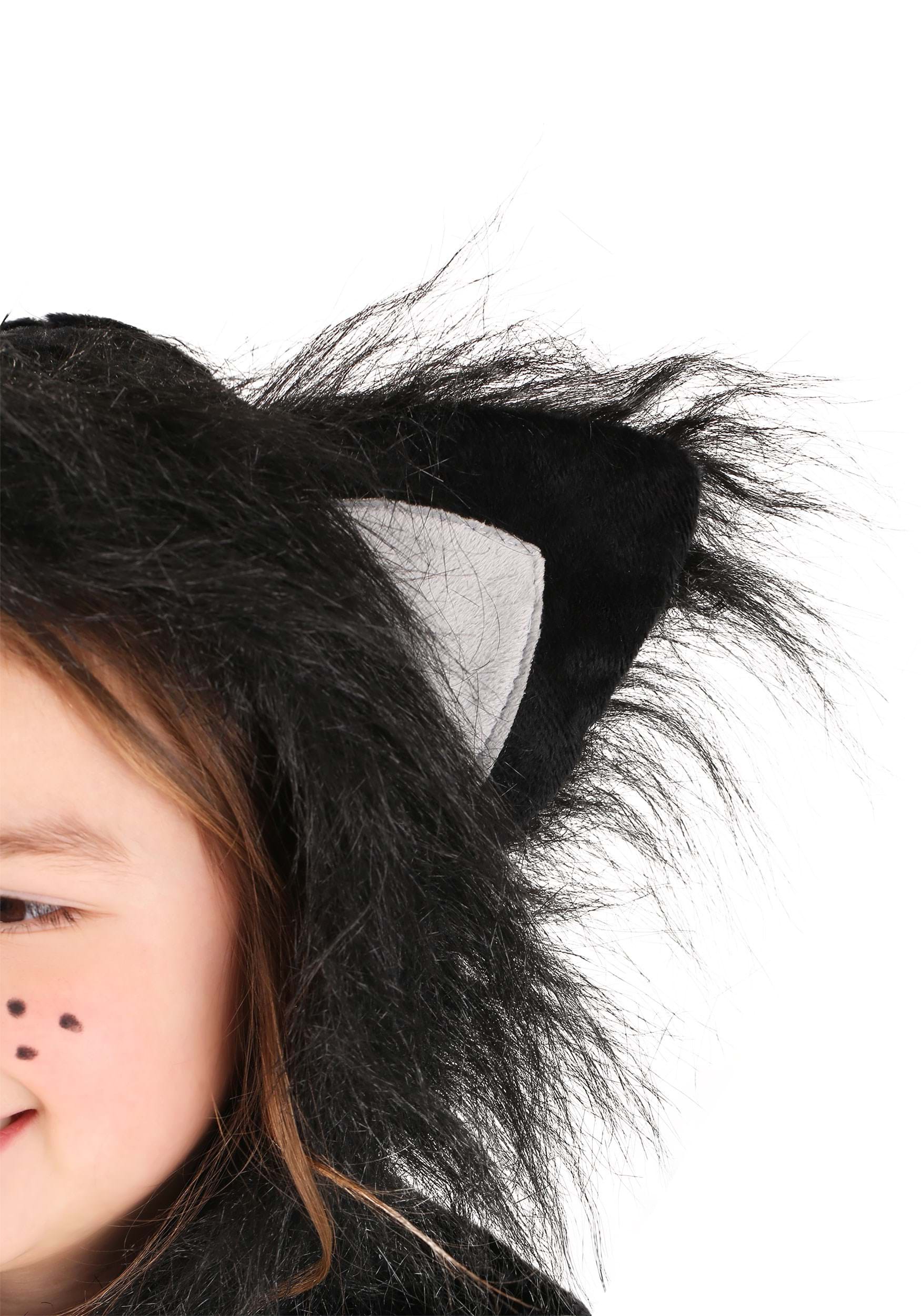 Premium Black Cat Costume For Kids