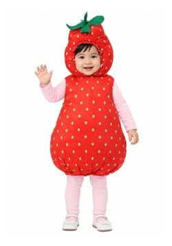 Infant/Toddler Strawberry Bubble Costume new