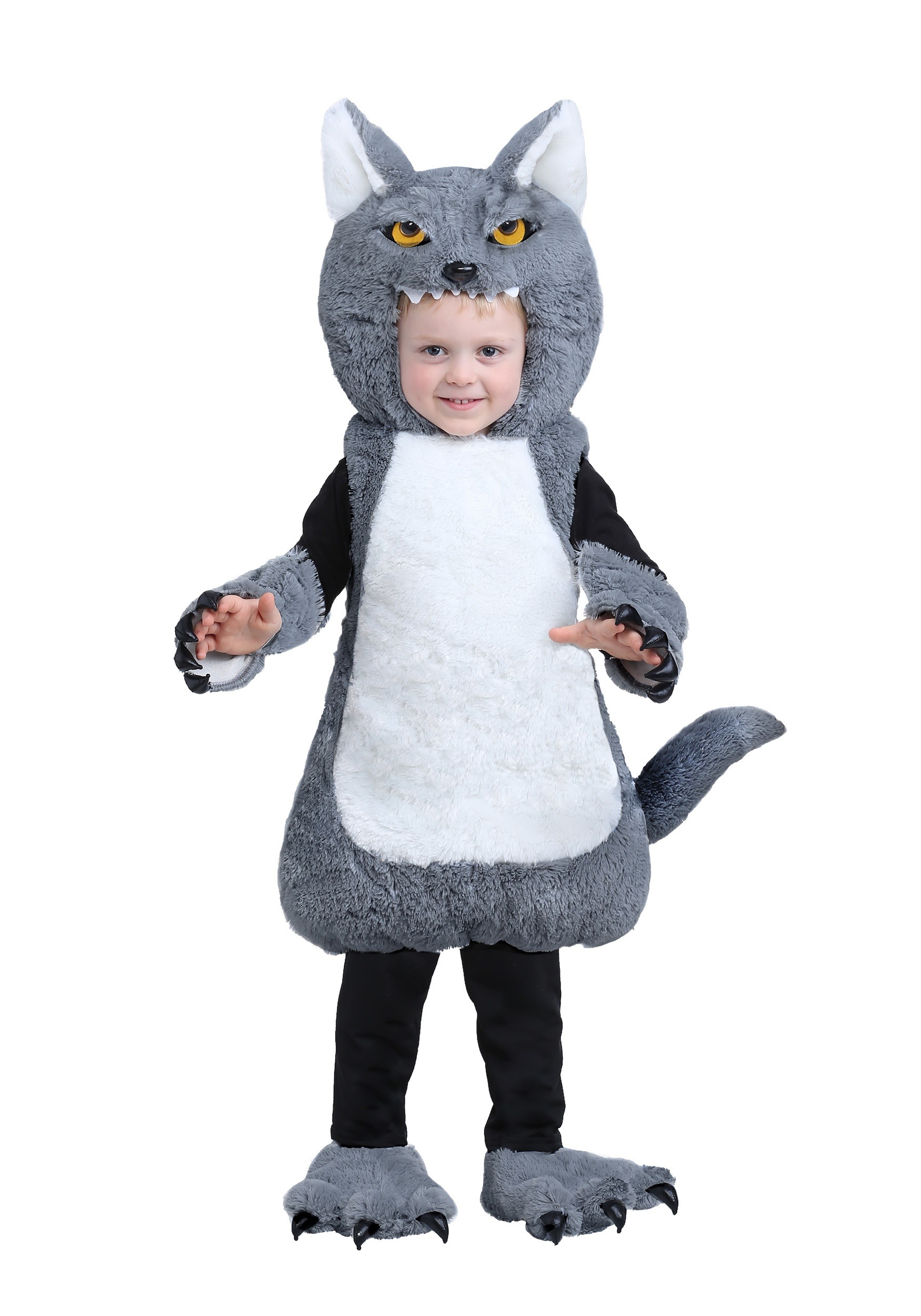 Photos - Fancy Dress WOLF FUN Costumes  Bubble Infant/Toddler Costume Black/Gray FUN2977TD 