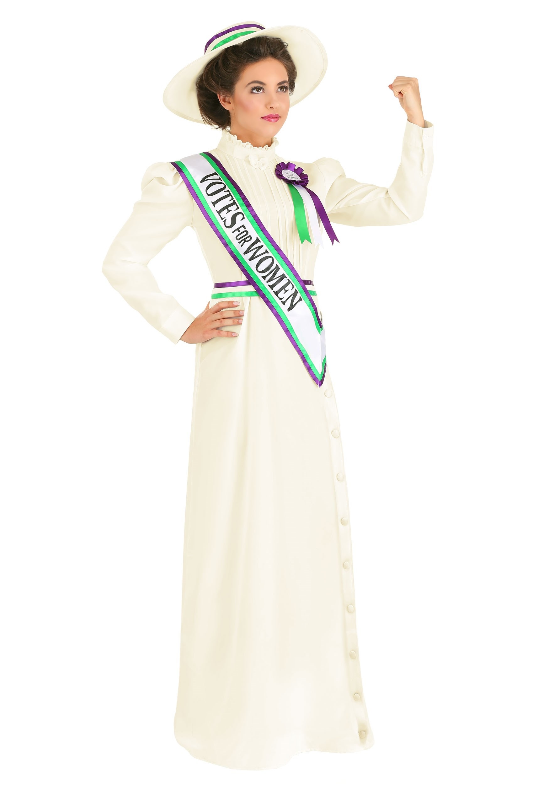 Photos - Fancy Dress Anthony FUN Costumes Women's Susan B  Costume Dress Green/White/Pur 