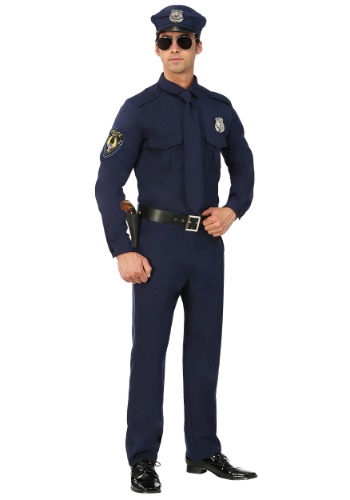 Men's Plus Size Police Officer Costume