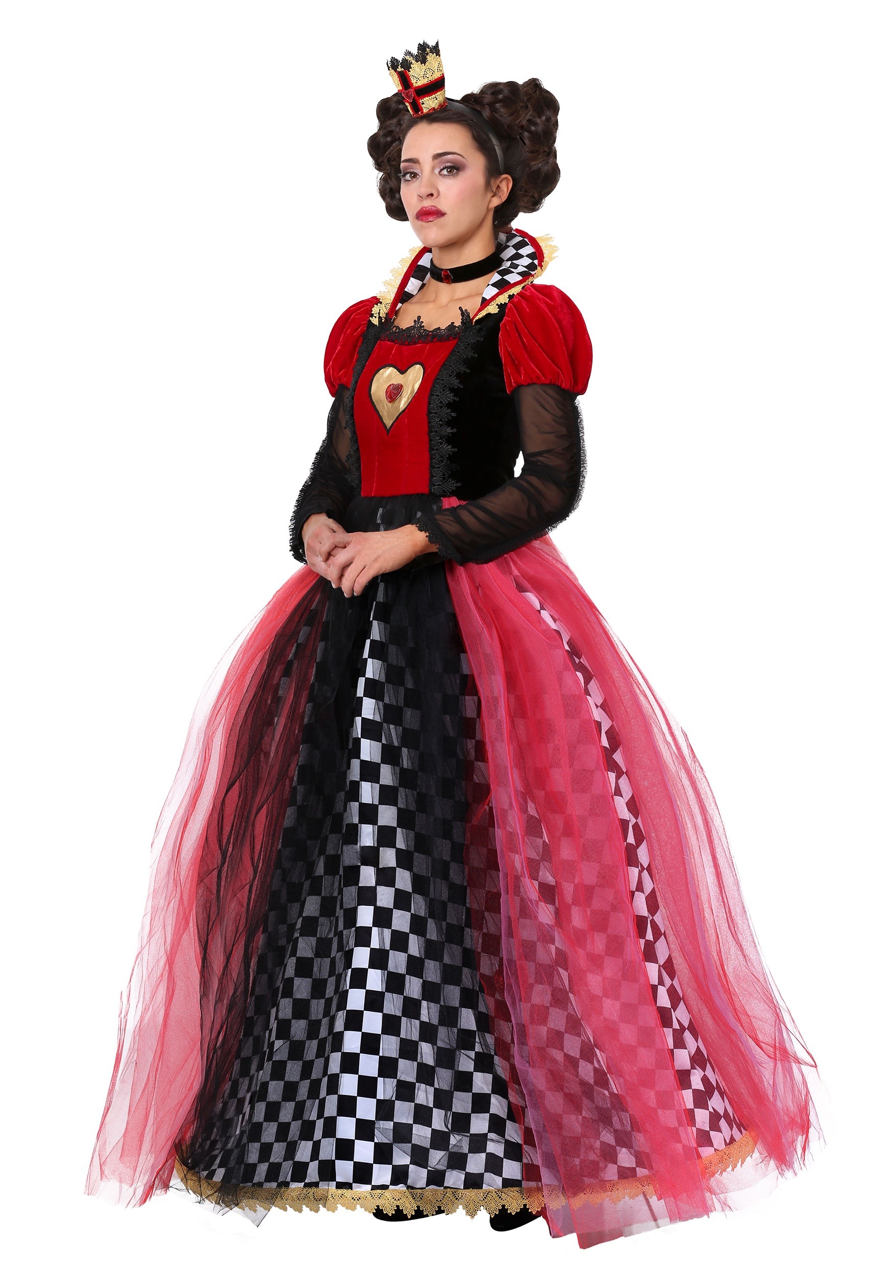 Photos - Fancy Dress FUN Costumes Women's Ravishing Queen of Hearts Costume Black/Red/W