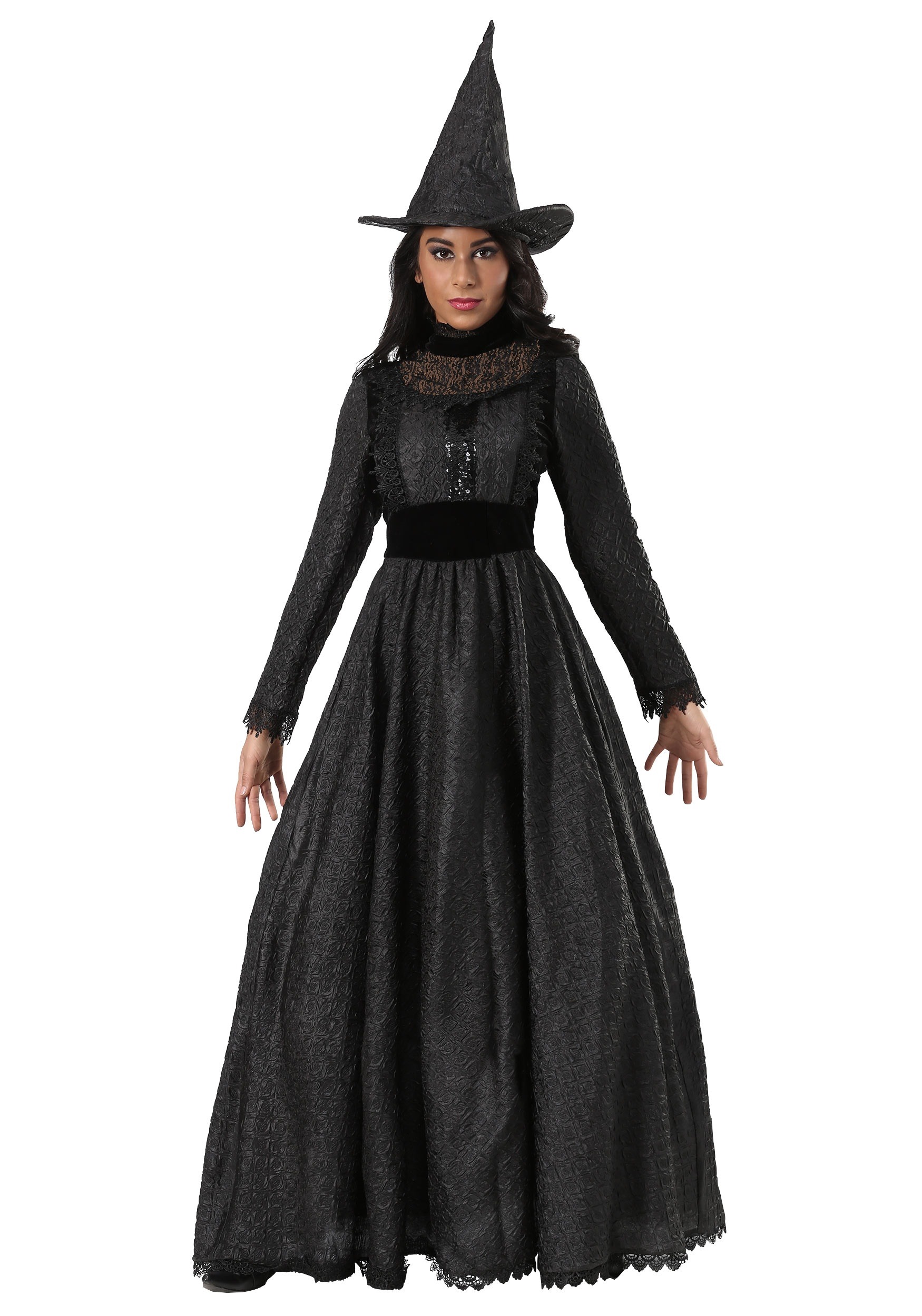 Photos - Fancy Dress Deluxe FUN Costumes  Wicked Witch Adult Costume Black FUN6695AD 