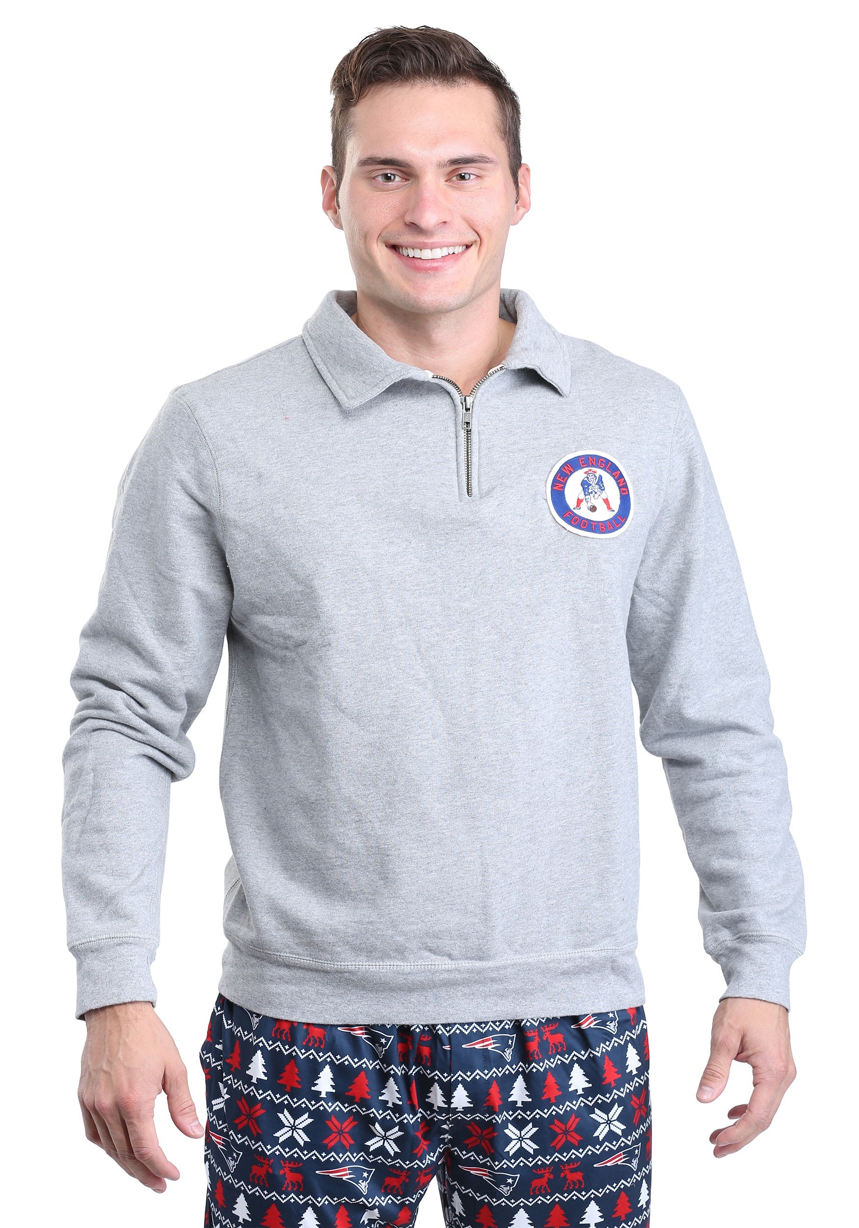 New England Patriots Side Line Sweater for Men