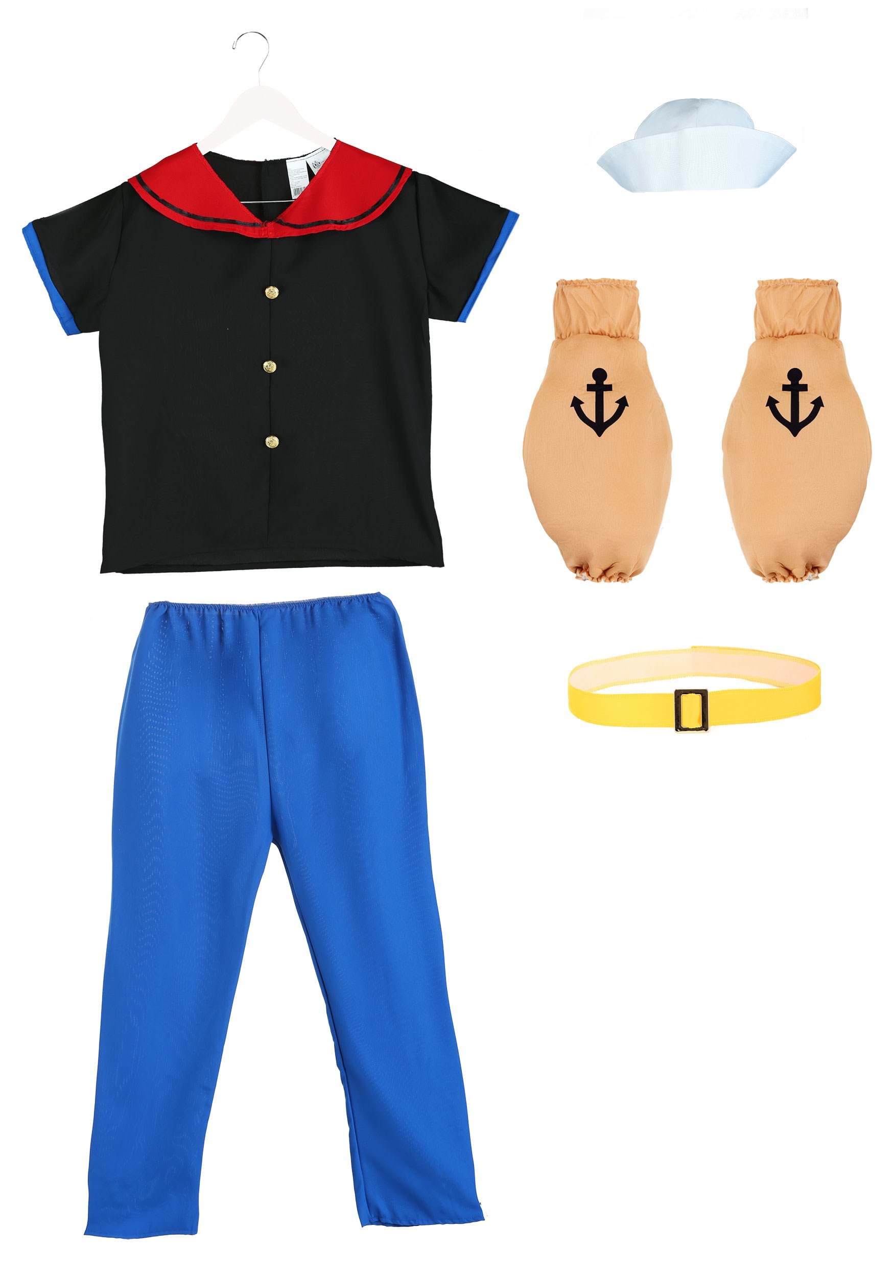 Popeye the Sailorman Costume