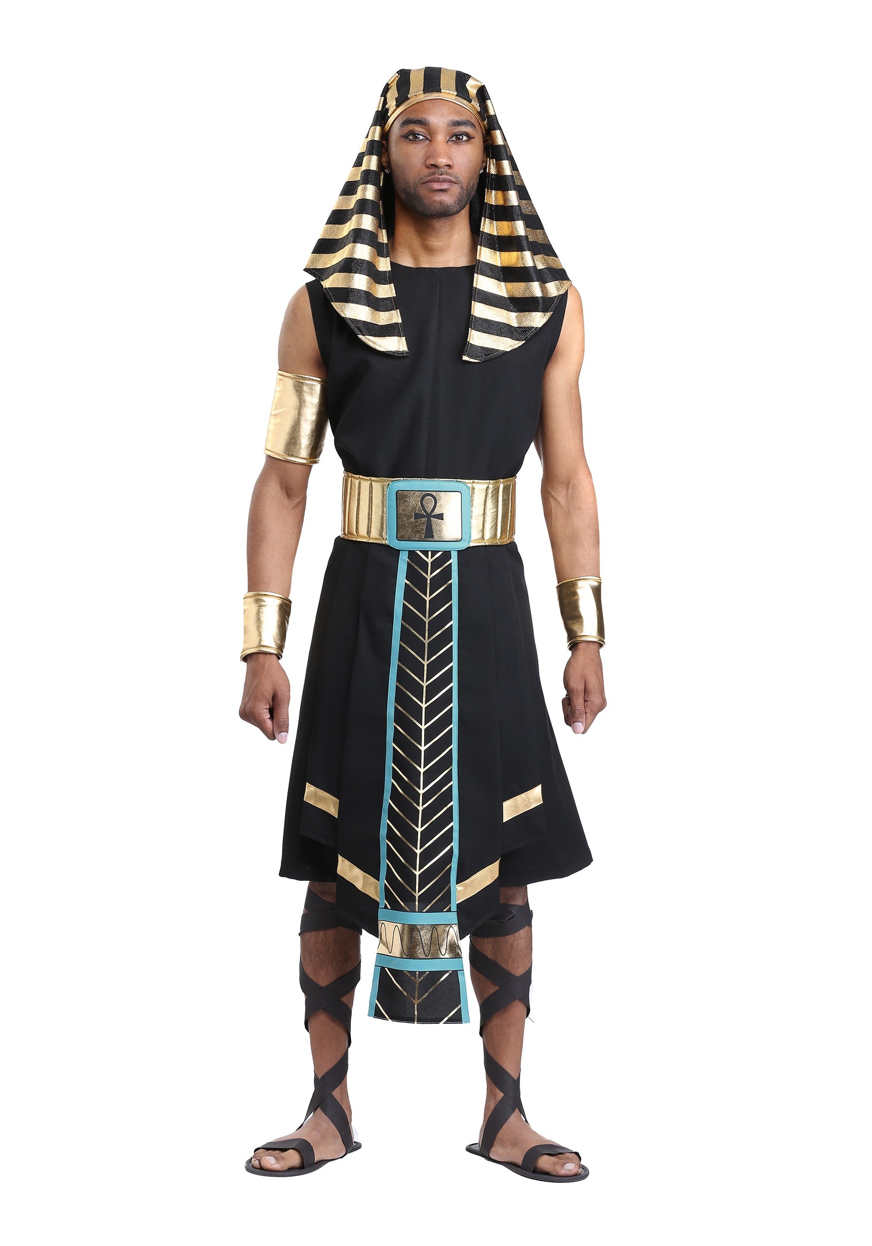 Photos - Fancy Dress FUN Costumes Dark Pharaoh Men's Costume Black/Brown/Blue FUN1636AD