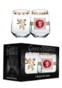 Game of Thrones House Lannister 14 oz Stemless Wine Glasses