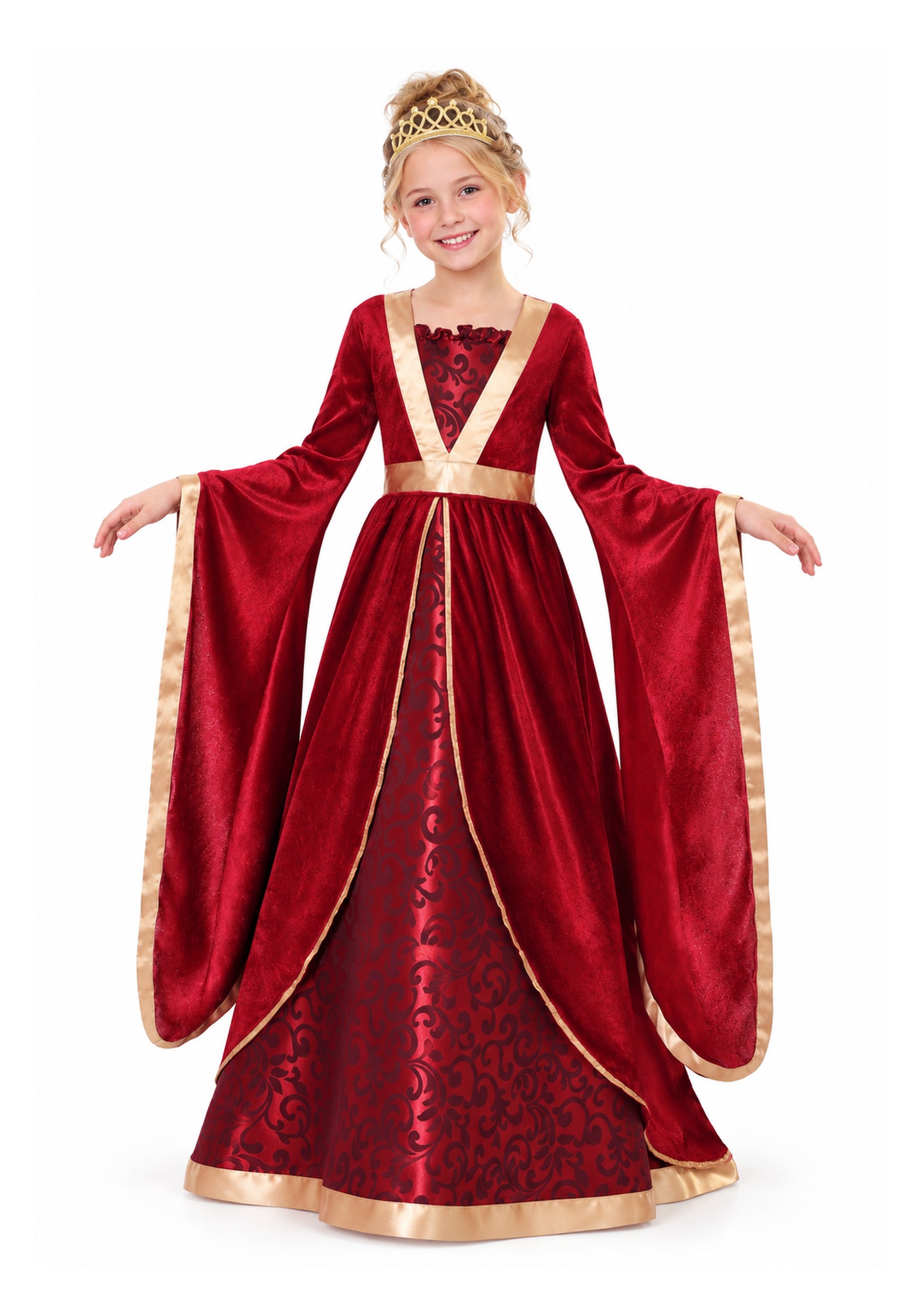 Renaissance Maiden Girls Costume Dress
