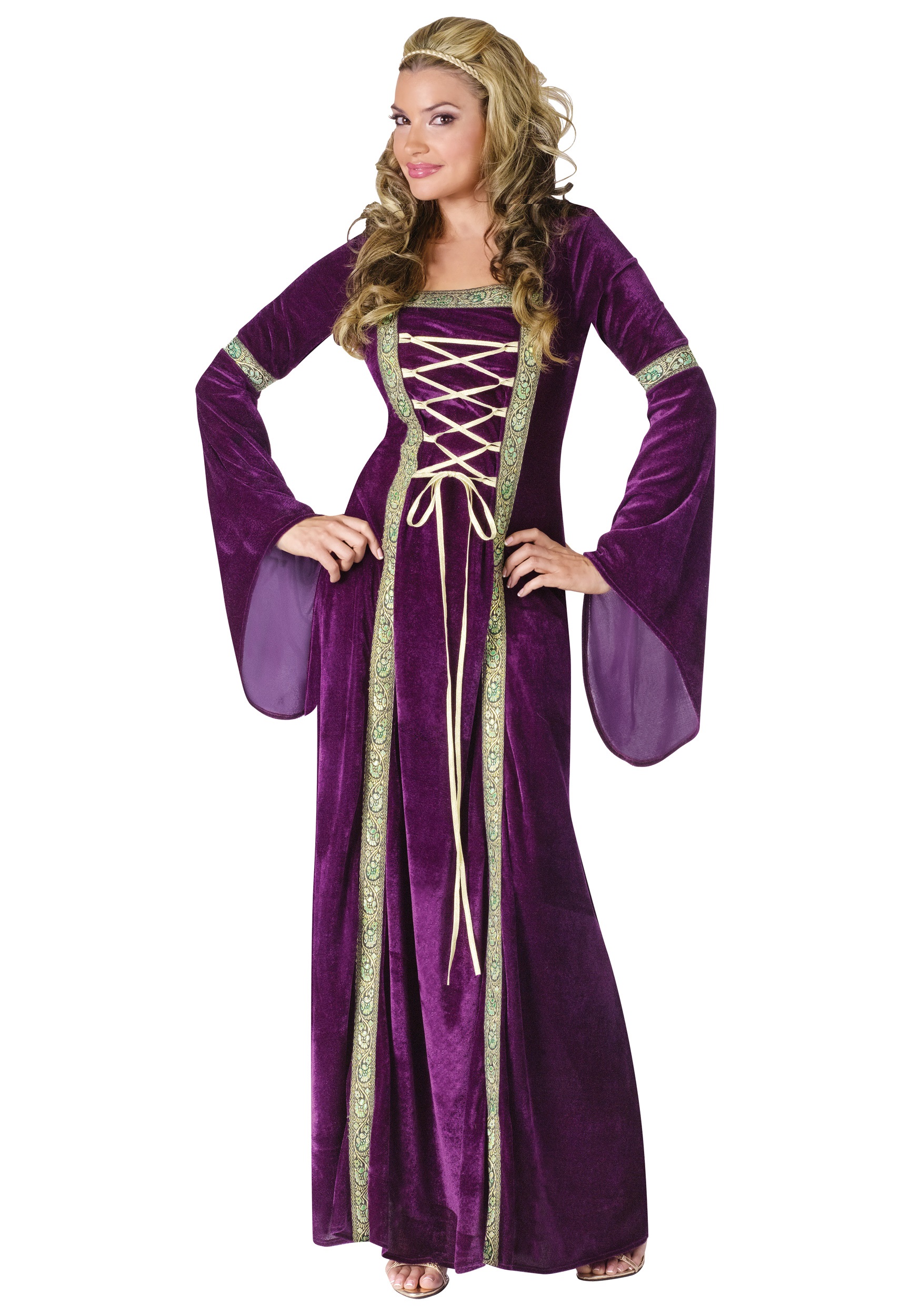 Photos - Fancy Dress Fun World Renaissance Lady Costume for Women Purple FU110014