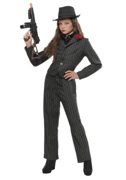 Girl's Gangster Costume
