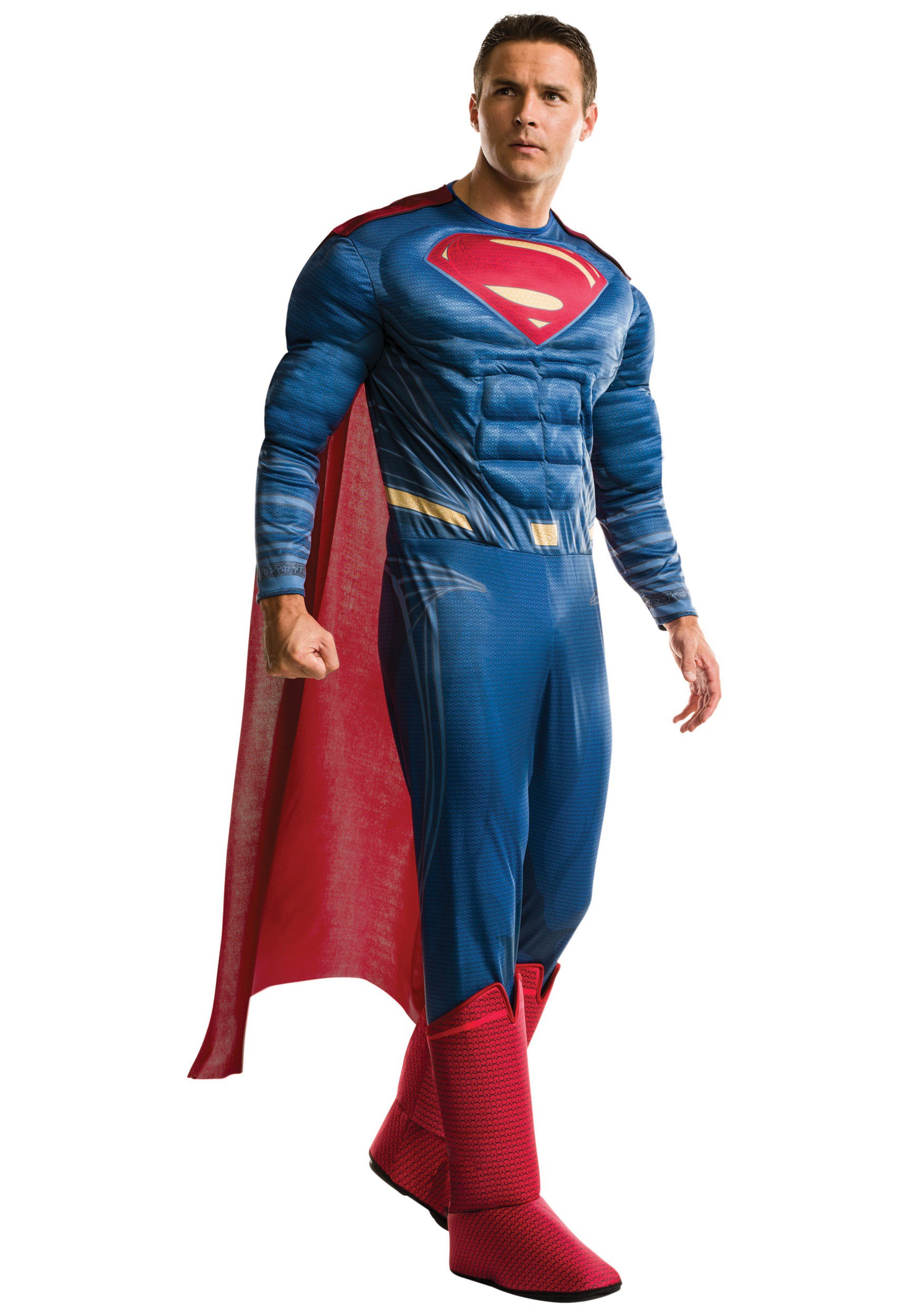 Photos - Fancy Dress Rubies Costume Co. Inc Adult Justice League Deluxe Superman Costume | Supe 