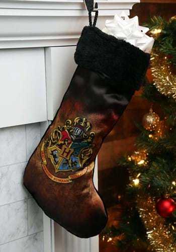 Harry Potter Hogwarts Crest Christmas Stocking for teens.