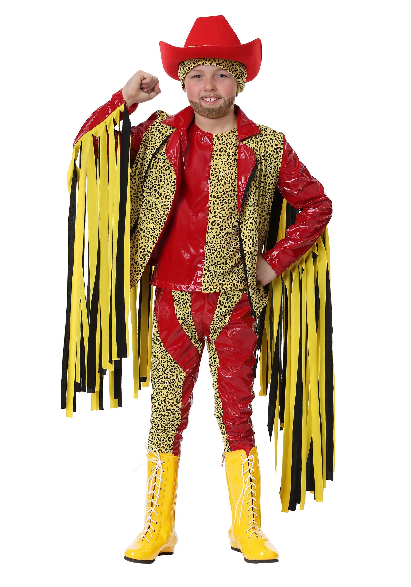 Photos - Fancy Dress MAN FUN Costumes Macho  Randy Savage Kid's Costume Black/Red/Yellow 