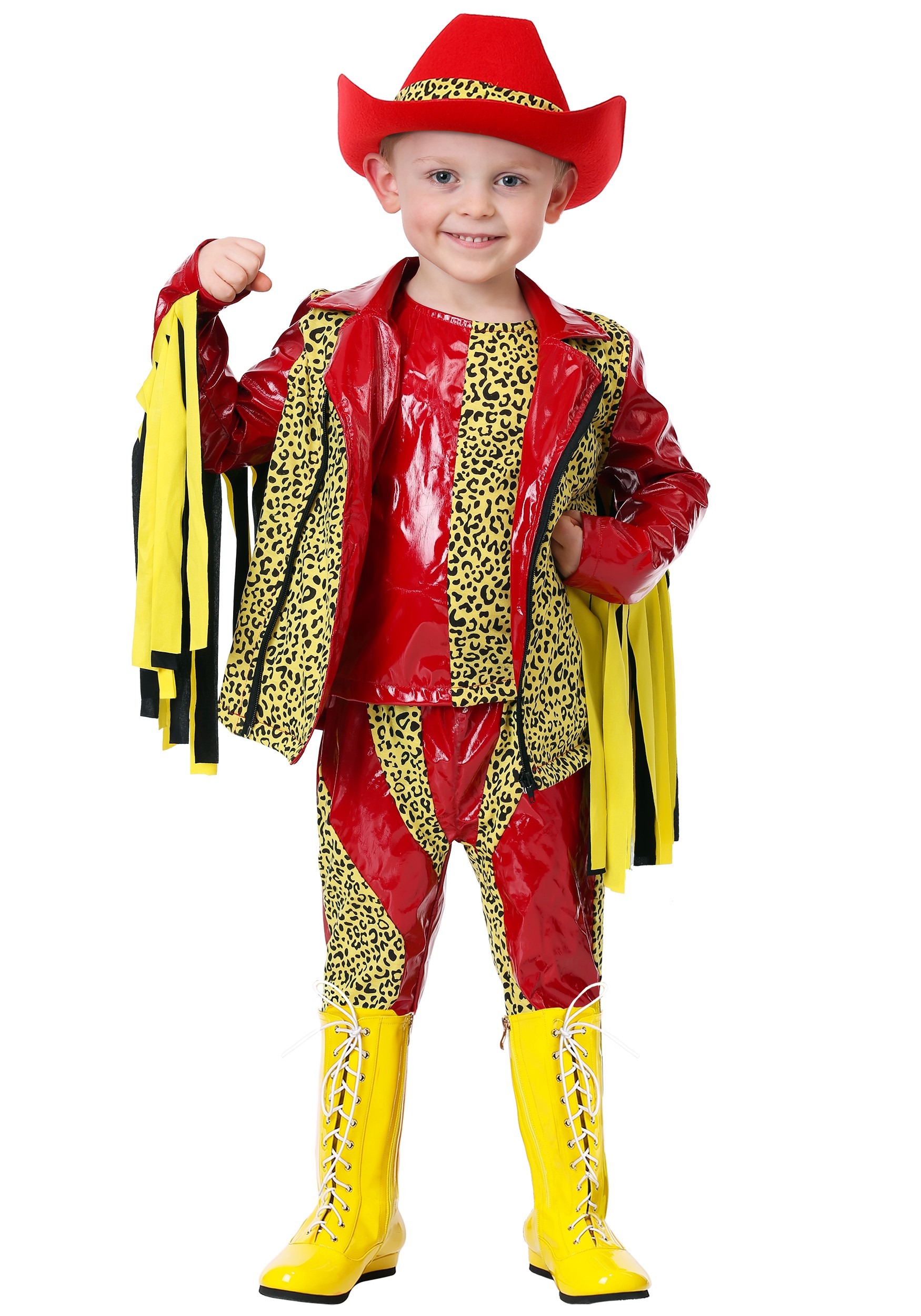 Photos - Fancy Dress MAN FUN Costumes Toddler's Macho  Randy Savage Costume Black/Red/Ye 