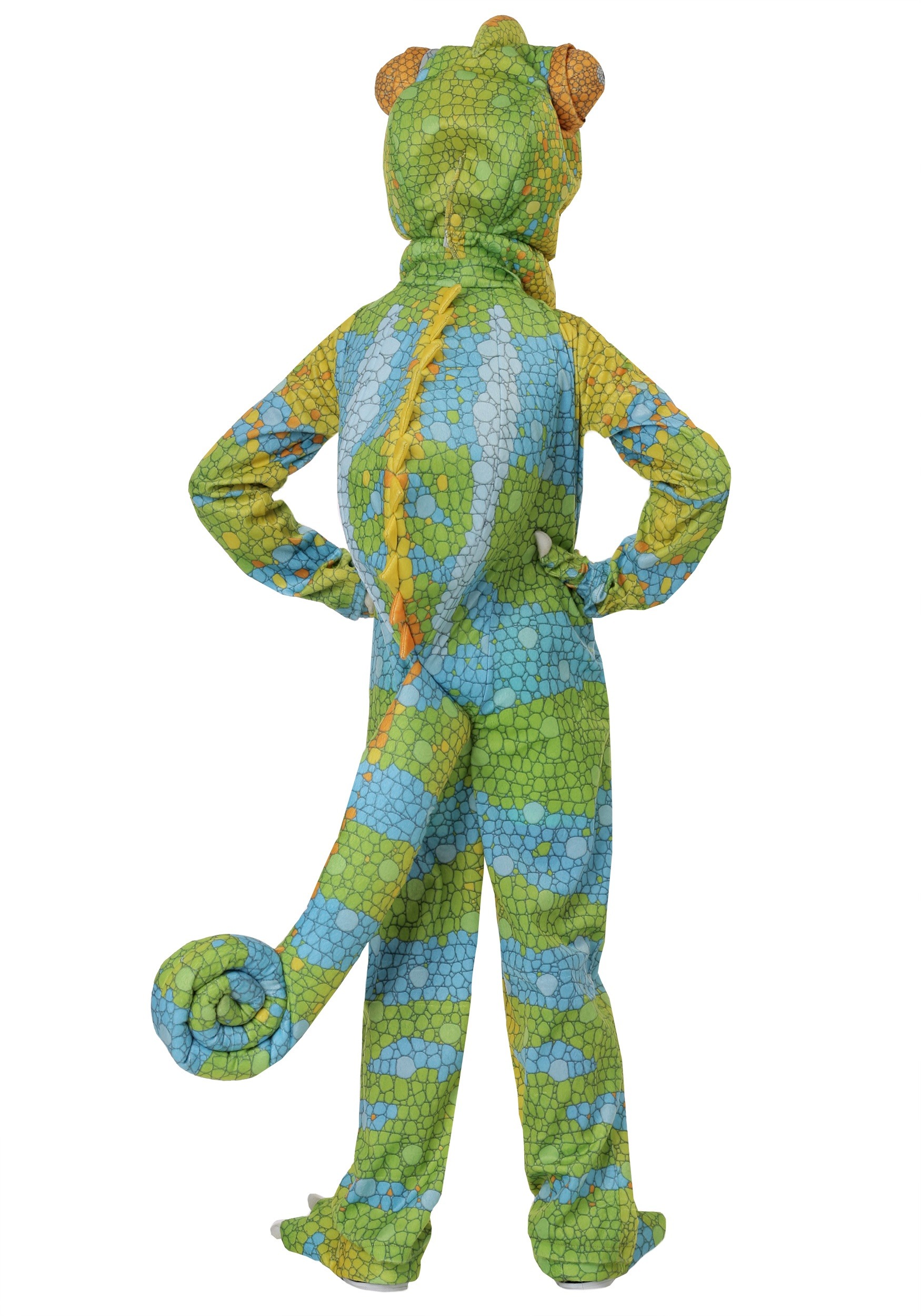 Kid's Realistic Chameleon Costume